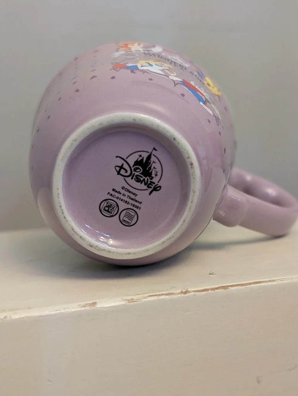 Disney Wonderland Tea Stacked Teacups - Purple, Blue, Green